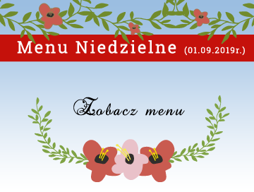 Menu na niedziele 2019-09-01