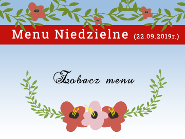 Menu na niedziele 2019-09-22